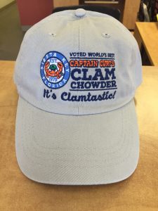Clamtastic Captain Curt's Clam Chowder Embroidered Hats