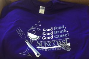 Rotary Club of Lakewood Ranch - Suncoast Food and Wine Fest T-shirts